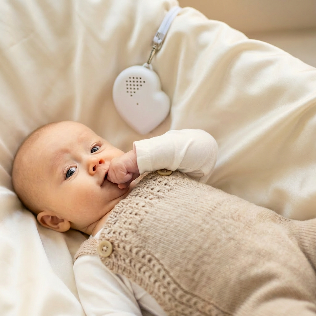 Baby med Colic Button® – beroligende og trygg støtte ved spedbarnsuro